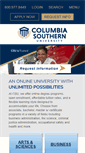 Mobile Screenshot of columbiasouthern.edu